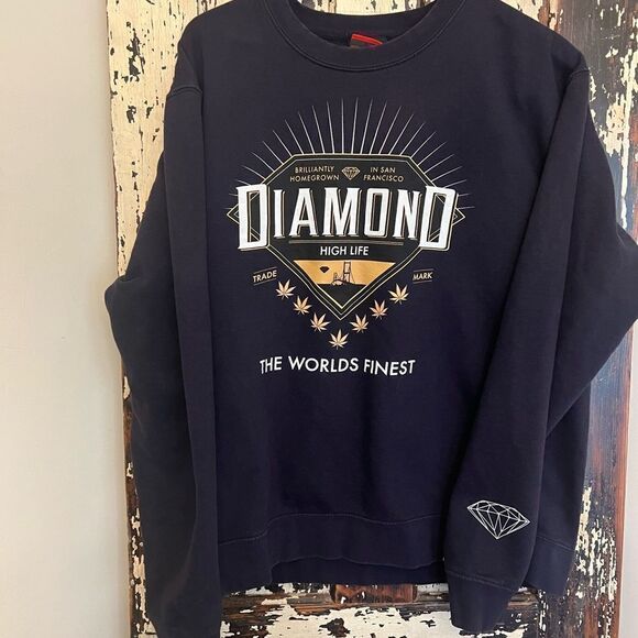 Diamond Supply Company High Life The World’s Finest sweatshirt. - Picture 1 of 8